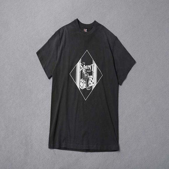 Saint Michael Dice & Room Print Short Sleeve Black - Picture 1 of 11